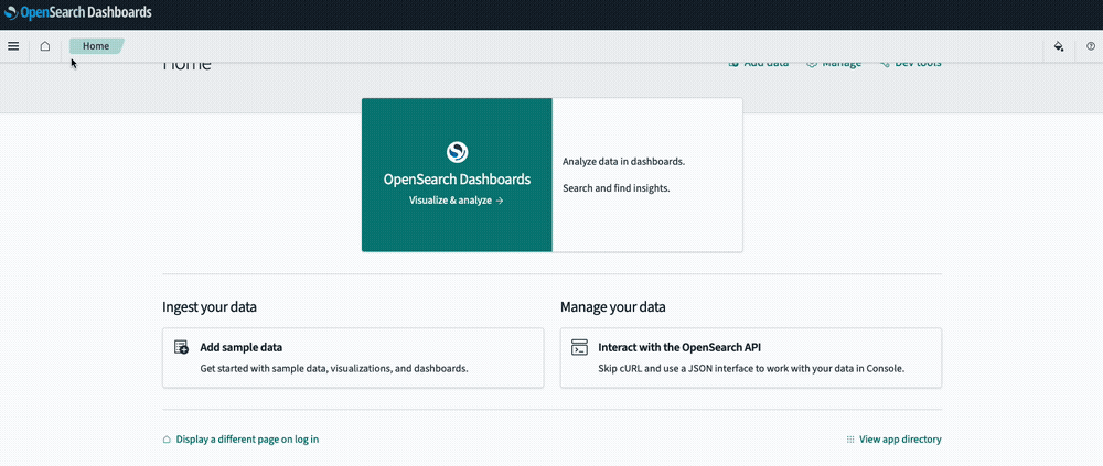 Process of creating TSVB visualizations in SmartObserve Dashboards